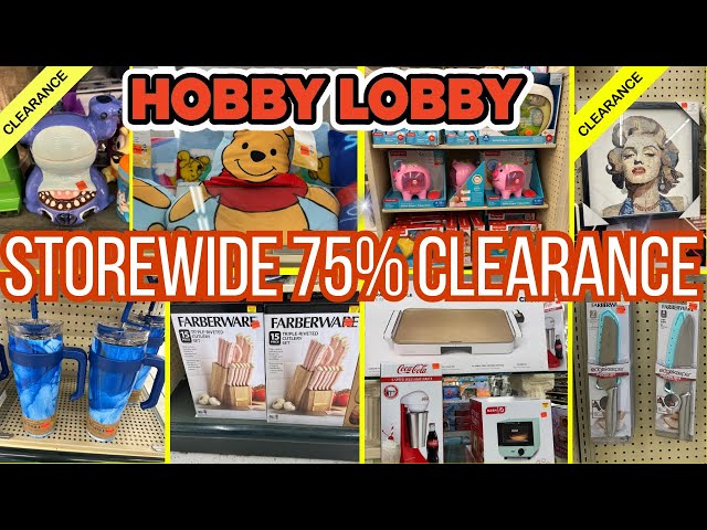 HOBBY LOBBY 2025🛍️😱HOBBY LOBBY 75% OFF CLEARANCE DEALS🛍️😱CLEARANCE SHOP W/ME #new #hobbylobby