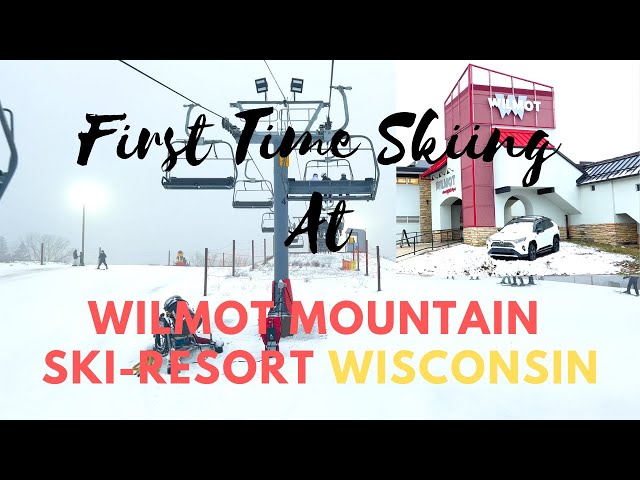 Wilmot Mountain Ski Resort Wisconsin - First Time Skiing | Near Chicago | 4K HDR