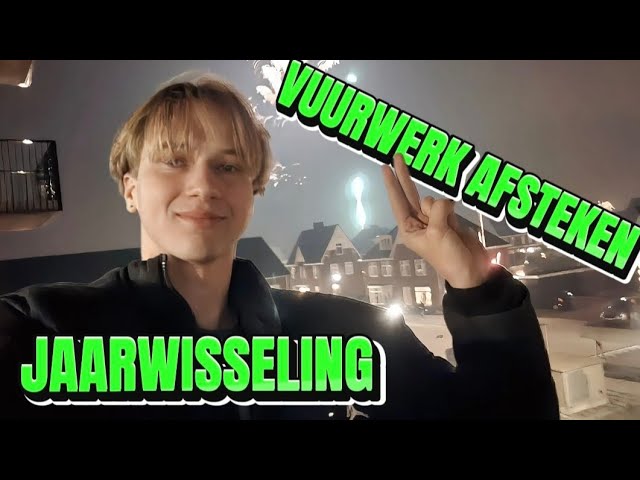 VUURWERK AFSTEKEN & JAARWISSELING 2024/2025🥳!