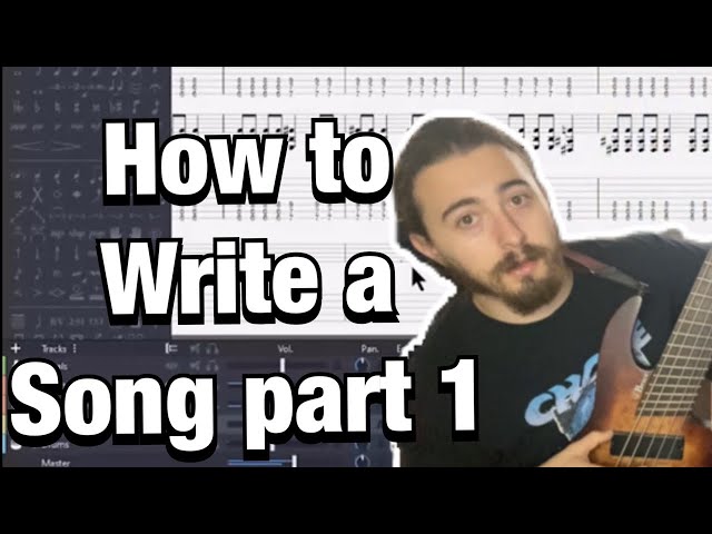 How to write a song part 1: Intro and verse | Guitar pro