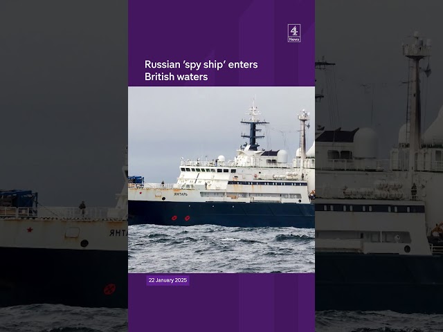 Russian ‘spy ship’ enters UK waters