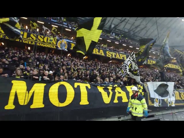 "Vi é AIK" mot sittplats (AIK - Hammarby 1-0)