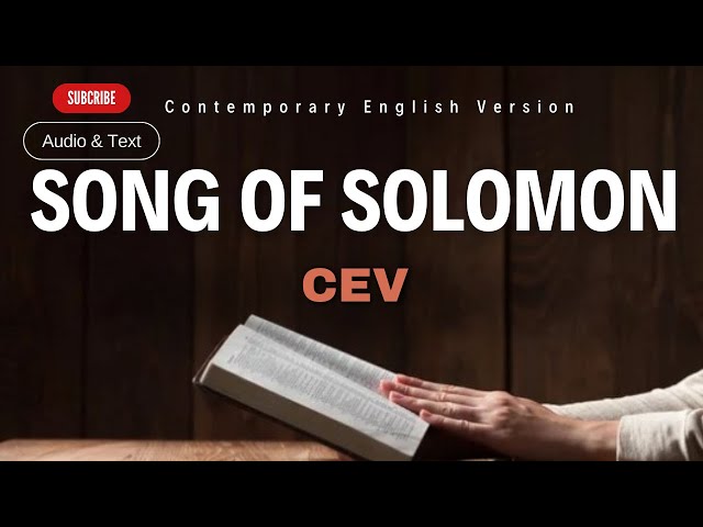 Audio Bible: Song of Solomon (Contemporary English Version) With Text