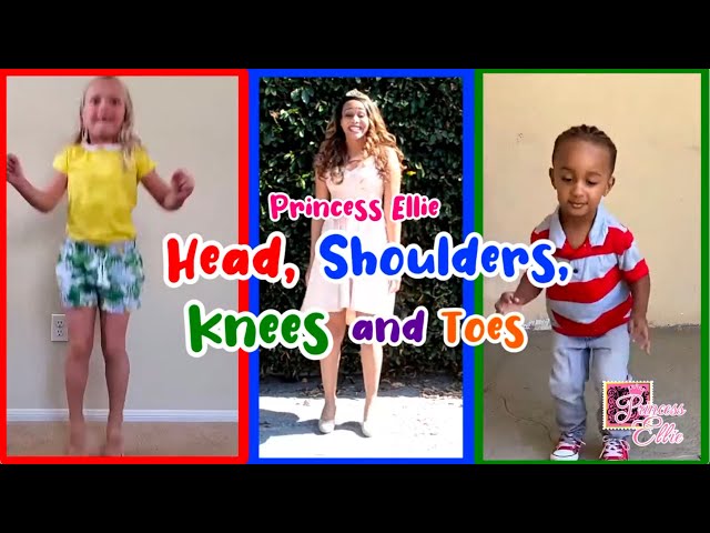 Head Shoulders Knees and Toes Nursery Rhymes for Kids | Cartoons for Children & Toddlers in English