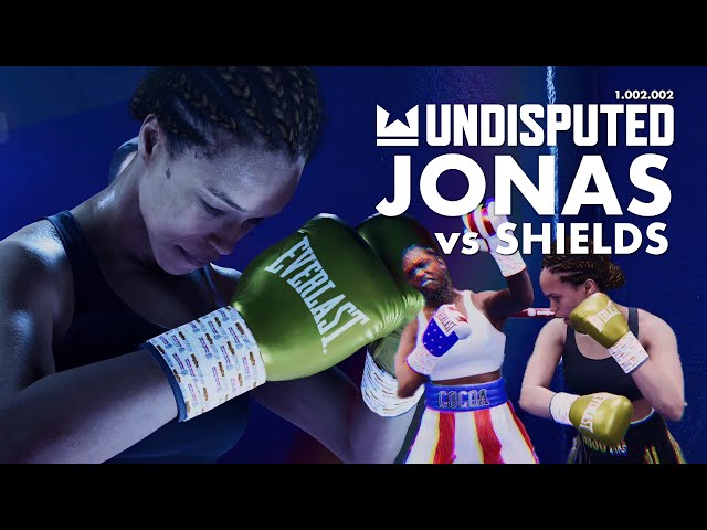 Miss GB Natasha Jonas - UNDISPUTED - Final boss Claressa Shields