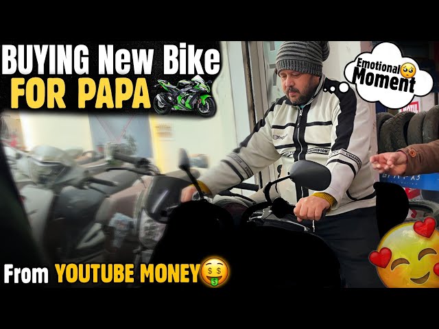 Buying New Bike For Papa😍💸 || From YouTube Money?🤑