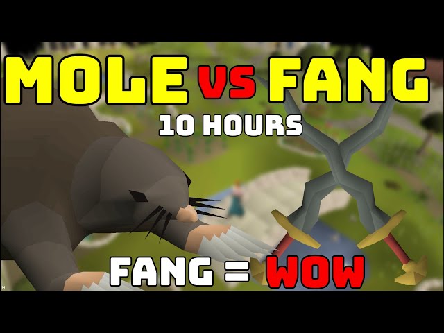 Giant Mole VS Osmumten's fang OSRS (New raids 3 weapon) | (Legendary, wow)