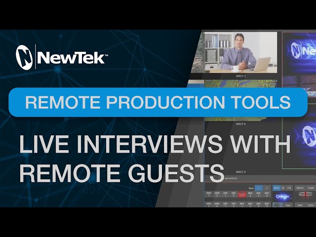 Remote Production Tools : Live Interviews With Remote Guests.