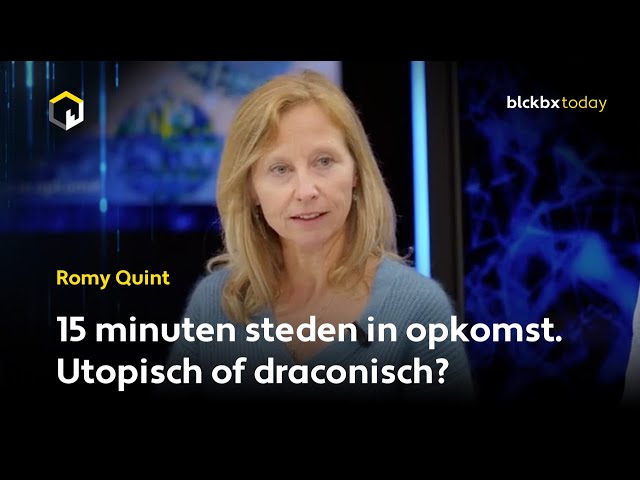 15 minuten steden in opkomst. Utopisch of draconisch? - Romy Quint