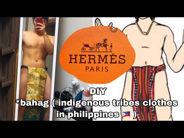 DIY Hermes tribe of the philippines*BAHAG inspired