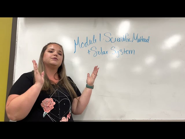 Module 1 - Scientific Method & Formation of the Solar System Overview