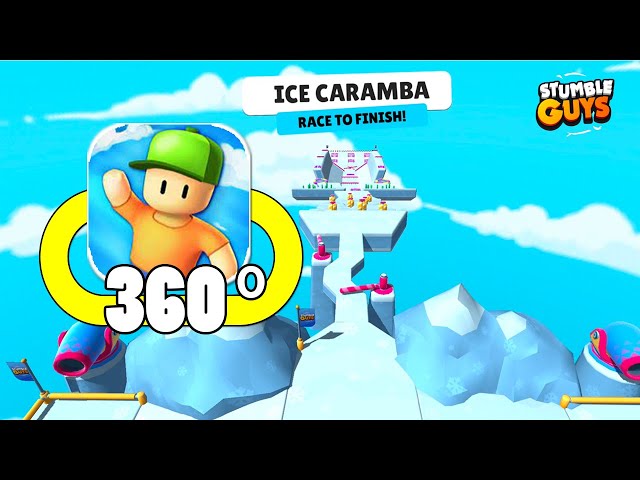 😍 Ice Caramba 360° Video | Stumble Guys 360 Video | Stumble Guys 360°