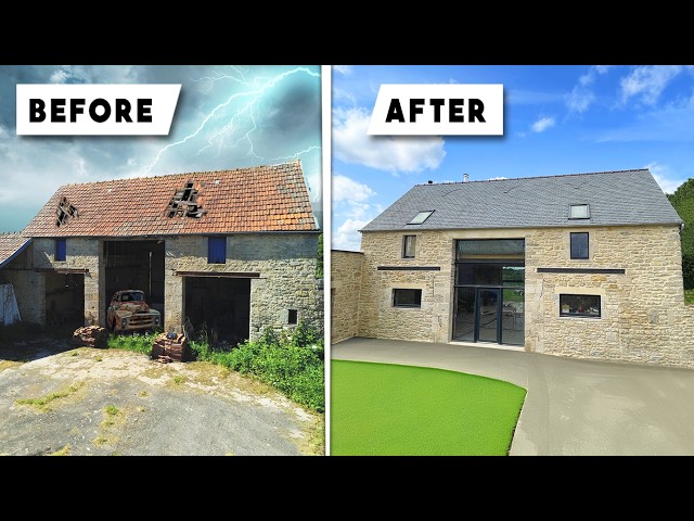 TIMELAPSE RENOVATION 3 YEARS BARN HOUSE IN 30 MINUTES