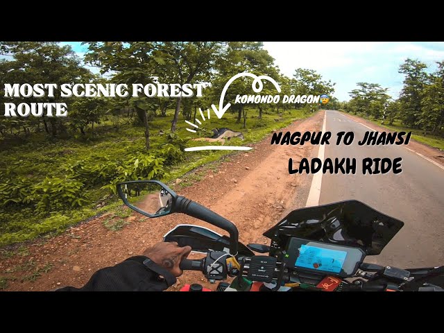 LADAKH RIDE EPISODE -5 | FOREST ROUTE | Nagpur to Jhansi | AWH