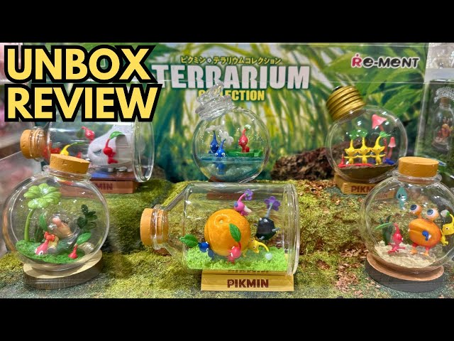 BEST PIKMIN TOY I've Bought (in a while) Re-ment Pikmin Terrarium Set Unbox Review リーメント ピクミン テラリウム