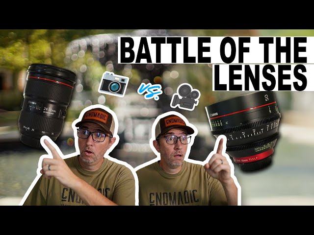 Photo lens vs. Cine lens: Is the Upgrade Worth It?