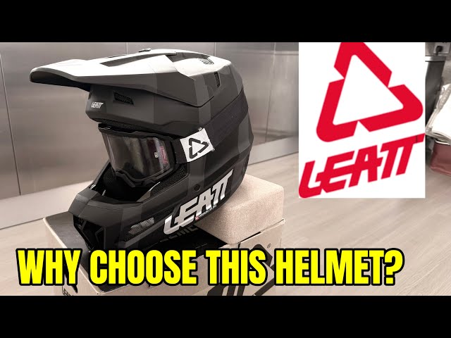 Leatt Helmet Kit Moto 3.5 w/ 4.5 Bulletproof Goggles -Benefits, Features/Details, Unboxing for Buyer