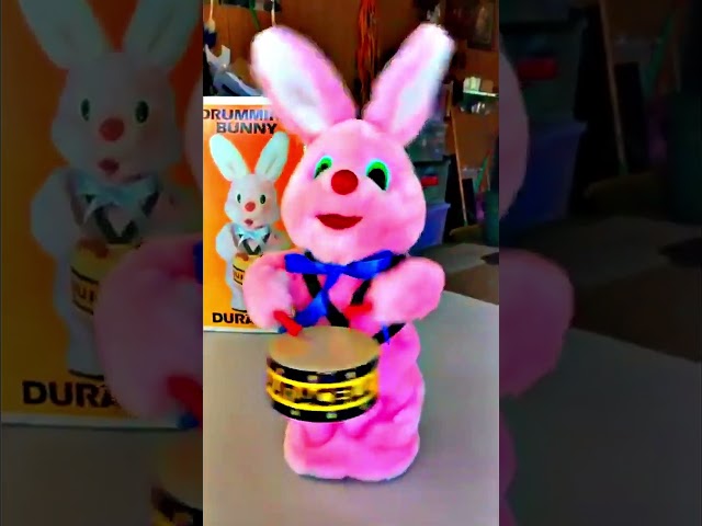 (BETTER REUPLOAD^3) B/O Drumming Rabbit DURACELL (DON'T BLOCK, DURACELL BUNNY)