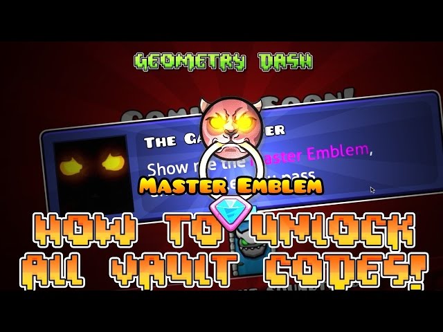 All VAULT OF SECRETS + VAULT CODES! | Geometry Dash World