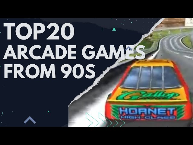 TOP20 BEST ARCADE GAMES That Defined the 90s!