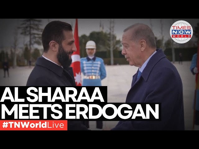 LIVE| Syria's Sharaa Discussed Defense Pact with Turkey's Erdogan |TURKEY |MIDDLE EAST POLITICS