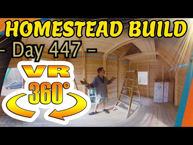 Homestead Building - Prepping for Mini House Windows, Inside Feeling Nice