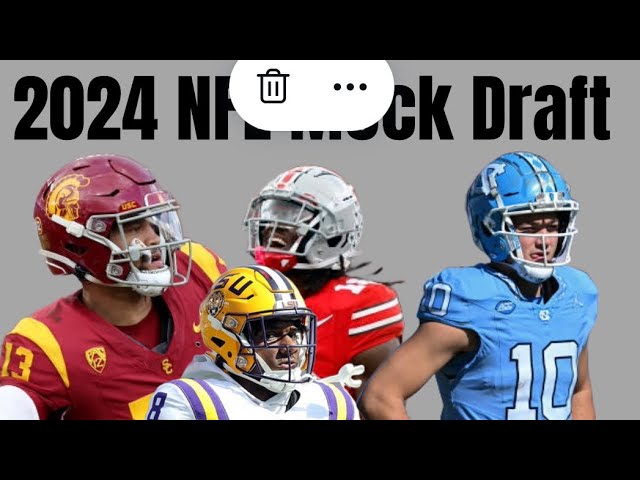 2024 NFL Mock Draft (Crazy Trades and Surprising Picks)