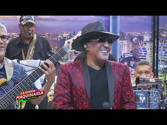 KINITO MENDEZ EN LA SUPER MAQUINARIA CON HECTOR REYNOSO.