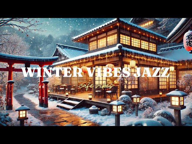 Evening Winter Jazz Playlist ❄🎶 Chill Vibes for a Cozy Night