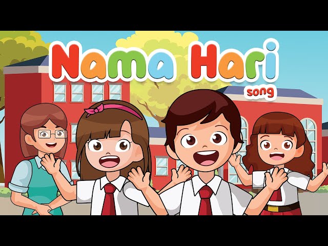 NAMA NAMA HARI | LAGU ANAK INDONESIA POPULER ANIMASI LIRIK | PAK KASUR | SENIN SELASA RABU KAMIS