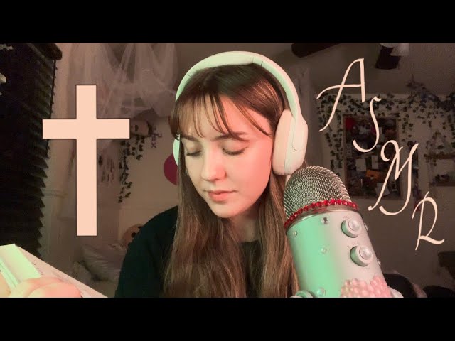 ASMR|| Tapping and Tracing on Bible Verses {CHRISTIAN ASMR} #asmr #whisper #god #bible #christian