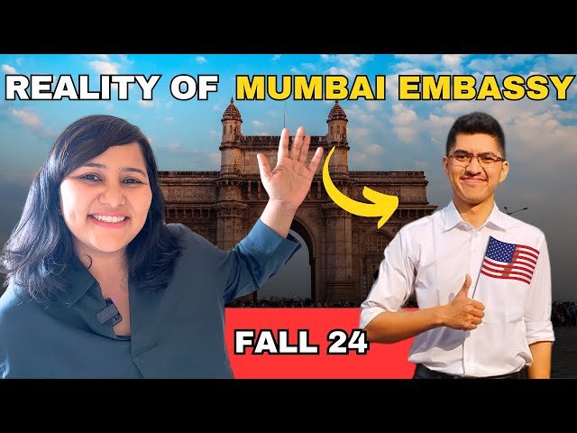 Student experience at Mumbai Embassy -Unique questions & How to answer them | USA F1 visa - Fall 24'