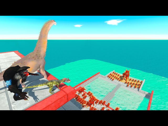 Destroy The Triceratops Dinosaur Army - Animal Revolt Battle Simulator