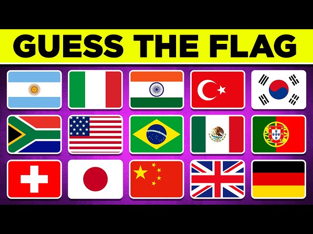 🚩Guess and Learn Countries by their Flags 🌎 FLAG Quiz