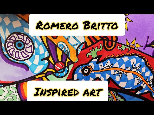 Romero Britto & Picasso inspired art