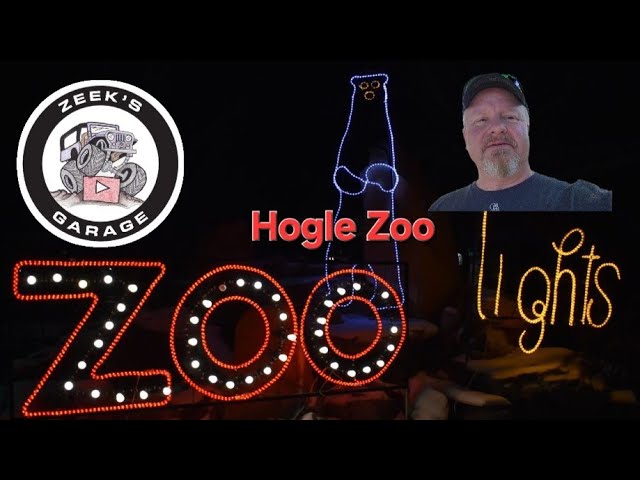 We visit Utah's Hogle Zoo lights!