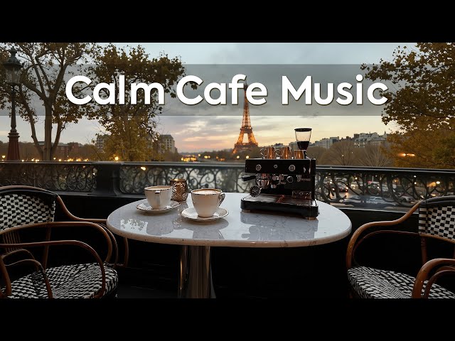 Calm Cafe Music ~ Morning Jazz Live in Spring with Beautiful Street for Healing, Relax Your Mind ☕🎶