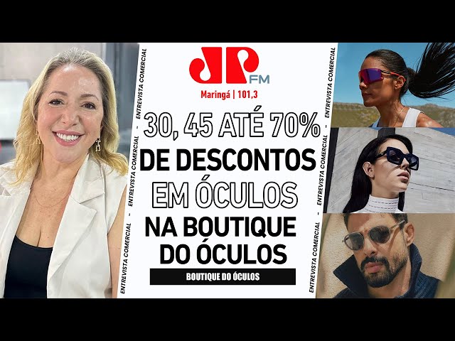 30, 45 até 70% de desconto em óculos na Boutique do Óculos | Juliana Linares