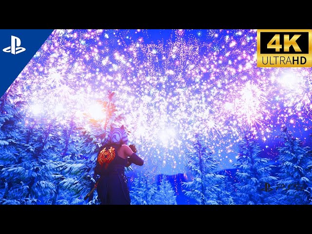 (PS5) New Year 2024 Special Celebration in Fortnite Chapter 5 Season 1 | 4k 60 FPS HDR Gameplay