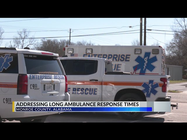 Monroe County receives 4 new ambulances to help with the emergency services demand