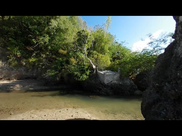 STRANGE THINGS: 360 Video of Mysterious Concrete Structure on Philippine Beach Riverbank