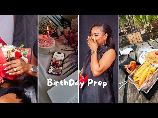 Birthday prep vlog * nails, hair, outfits | I was surprised