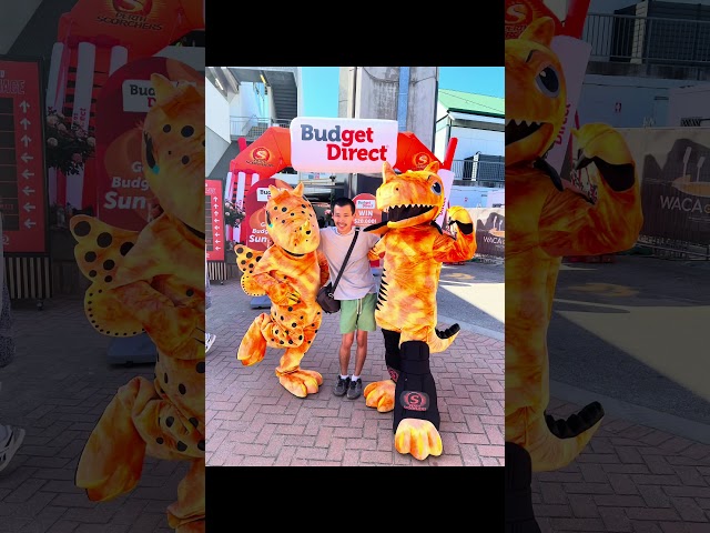 Meet with Blaze & Amber at the Perth Scorchers Fan Day 2024