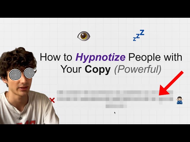 How To Hypnotize People With Your Copywriting (Powerful)