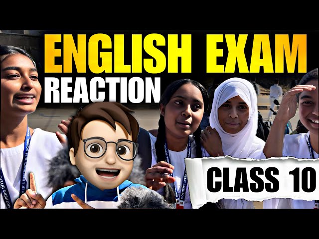 CLASS 10 ENGLISH STUDENTS REACTION😱 ON BOARDS 2024🔥