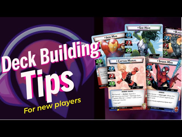 Marvel Champions Deck Building Tips for Beginners