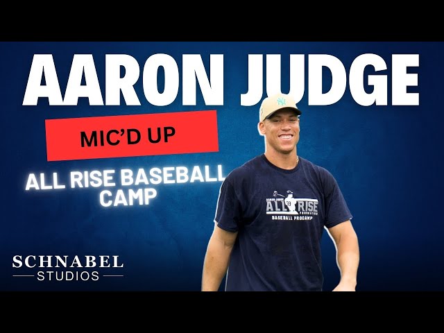 Aaron Judge Mic'd Up | Schnabel Studios