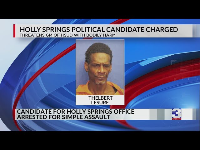 MS alderman candidate arrested, accused of threatening utilities manager