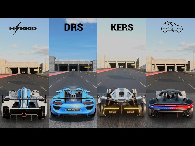 Gran Turismo 7 | All Cars Systems - Hybrid/EV KERS & DRS Overtake Boost & Laser [4K PS5]