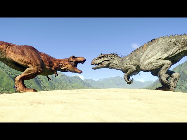 TYRANNOSAURUS REX vs ALL DINOSAURS - Jurassic World Evolution 2 Ep.1